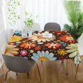 thumbnail image 3 of Yayeee Tablecloths 54" x 54" Rectangle Wrinkle Resistant Party Table Cover, Blooming Flowers, 3 of 8