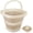 Beige, variant on 5L Collapsible Bucket with Handle, Mop Bucket for Wash Basin  Water  Washing Window Cleaning, Foldable Plastic Tub Waterpot for Outdoor Beaching Fishing Gardening Camping Essentials