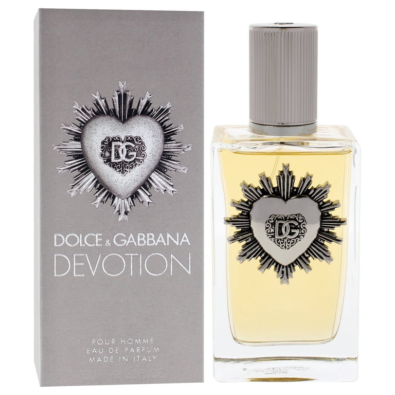 Dolce Gabbana Devotion Eau de Parfum for Men 3.3 Fl Oz Spray Lemon