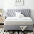 thumbnail image 6 of Rest Haven Nampa Upholstered Bed with Drawers, King, Stone, 6 of 10