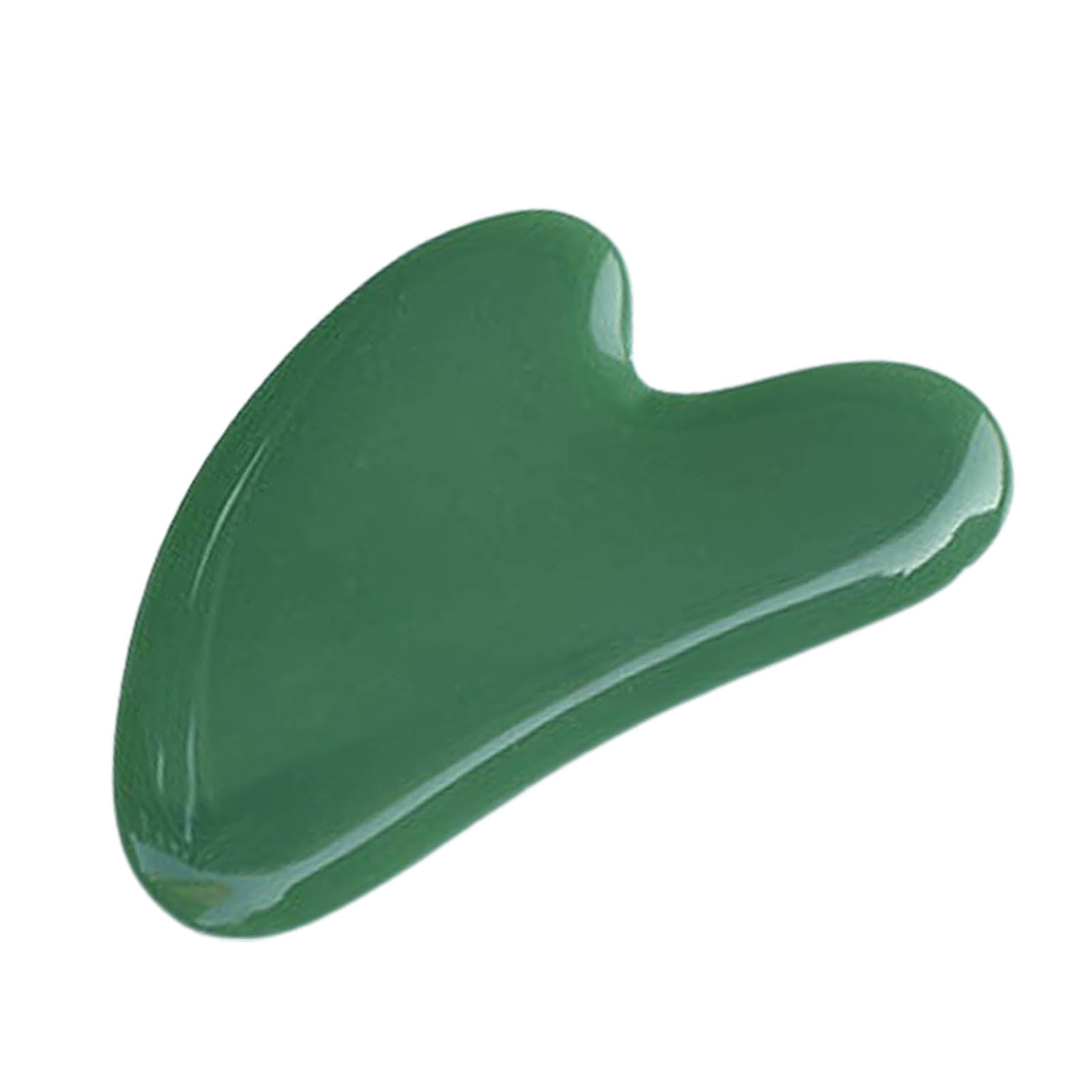 SSBSM Guasha Tool Heart-Shaped Prevent Wrinkle Green Wrinkle Reducing ...