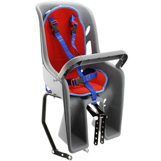 schwinn deluxe bicycle mounted Child Bike Carrier, Seats one Kid Ages 1+, Frame Mount, 3-Point Safety Harness and Foot Wells, Quick Release Design, Comfortable Padding, Rear-Mounted Child Bike Seat for Toddler Not for use with rear suspension bikes Schwinn Deluxe Bicycle Mounted Child
