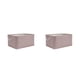 thumbnail image 4 of Matsuzay Contenedor de almacenamiento plegable para un fácil acceso y organización - Organizador de almacenamiento Caja de almacenamiento Rosa claro 31*21*13 2Conjunto, 4 of 6