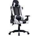 thumbnail image 1 of Chaise de Gaming avec Dossier Inclinable, Style Course Chaise de Bureau Dossier Haut, 1 of 6