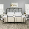 thumbnail image 3 of Antiqua Metal Pipe King Size Bed in Bronze, 3 of 9