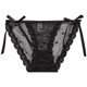 thumbnail image 1 of Gibobby Ropa interior hipster para mujer Tangas de mujer Love Printed Low Waist See Through Bragas Tangas de encaje sin de algodón para mujeres(Negro， M), 1 of 4