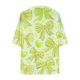 thumbnail image 4 of successthop Summer Beach Kimonos Women Casual Floral Print Sheer Cardigan 3/4 Sleeve Lightweight Boho Covers Up Dressy Plus Size Everyday Wear Beach Vacation Outfits Going Out Cardigan, 4 of 5