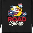 thumbnail image 3 of Peanuts - Snoopy Road Rebels - Men's Crew Neck Fleece Pullover, 3 of 6