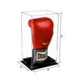 thumbnail image 2 of Deluxe Clear Acrylic Boxing Glove Display Case with Black Risers (A092-BR), 2 of 2