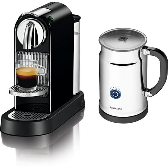 Nespresso Citiz Espresso Maker with Aeroccino Plus Milk Frother Black - Walmart.com