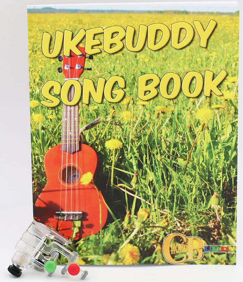 Ukulele ChordBuddy UKEBUDDY Learning System Teaching Aid Device and Songbook Set for Adults Uke Chord Buddy USA