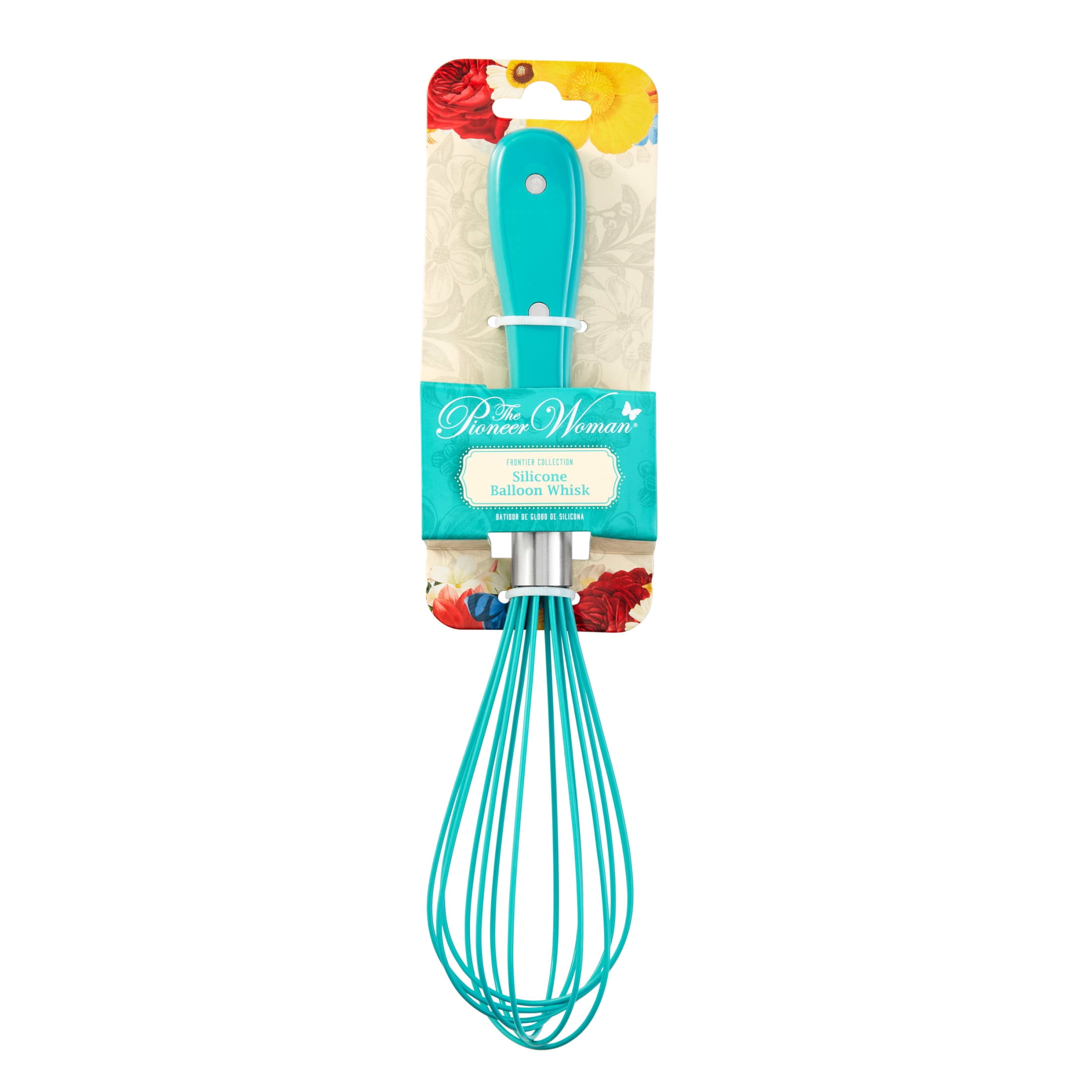 The Pioneer Woman Frontier Collection Silicone Balloon Whisk, Teal