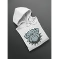 thumbnail image 3 of Head Ferocious Bulldog  Hoodie Men -Image by Shutterstock, Male Large, 3 of 4