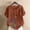 003Coffee, variant on Summer Casual Cotton Linen Blouse for Women Lavender Embroidery Short Sleeve Top with Side Buttons Breathable Loose Fit Shirt