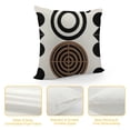 thumbnail image 4 of Fenyluxe Boho Pillow Covers, Bohemian Geometric Mid Century Style Throw Pillow Covers Farmhouse Vintage Abstract Art Boho Decor Cushion Case Boho Home decor For Couch Sofa Outdoor 12x12in, 4 of 5