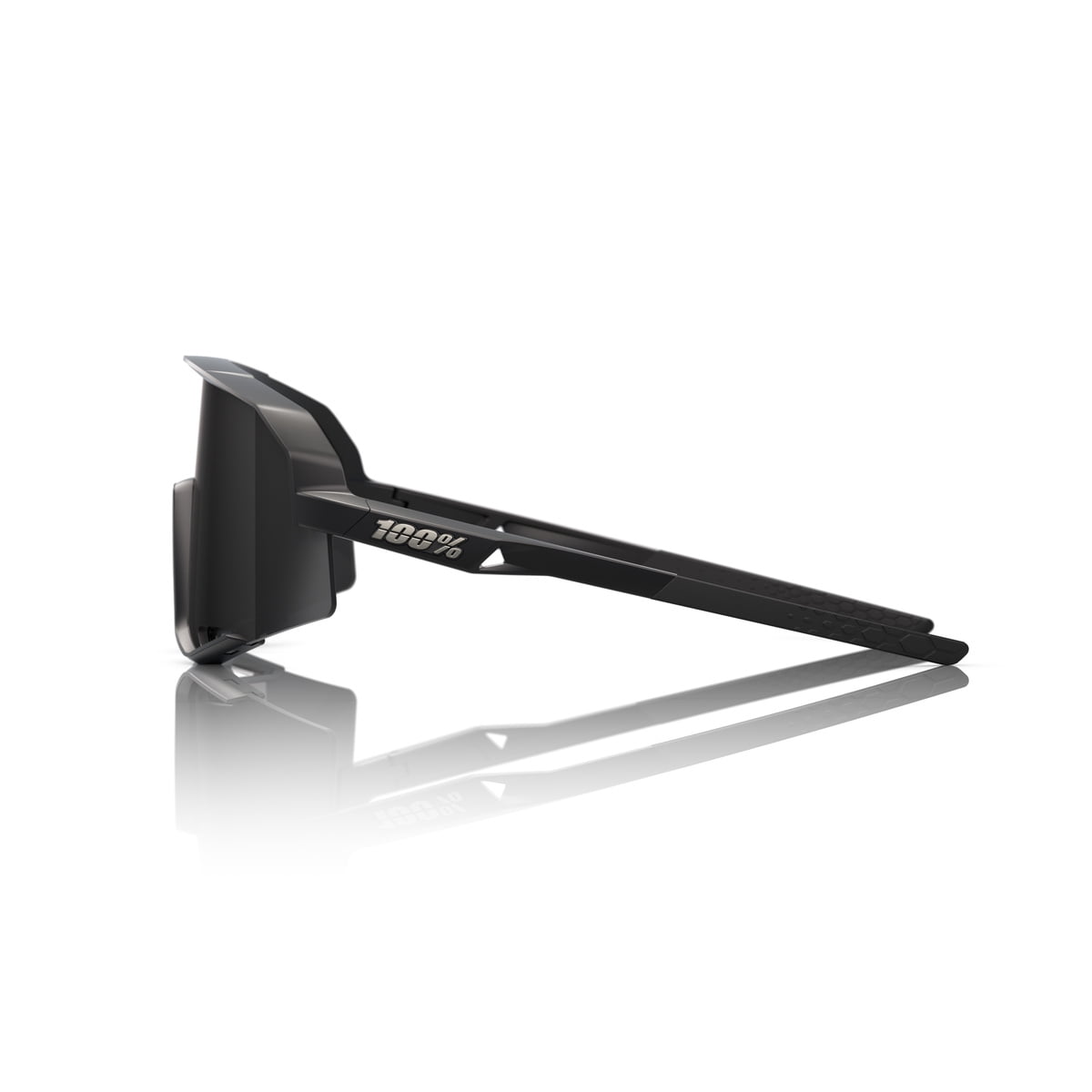 100% Slendale Sunglasses - Matte Black; Smoke - Walmart.com
