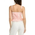 thumbnail image 2 of LoveShackFancy womens  Skipper Bustier Sleeveless Top, 12, 2 of 3