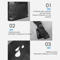 thumbnail image 4 of Bike  Bags,Bike Rack Bag Grey Bike Bag 500D PVC Large Capacity Quick Release Buckle Design Wear  Bike Rear Bags, 4 of 8