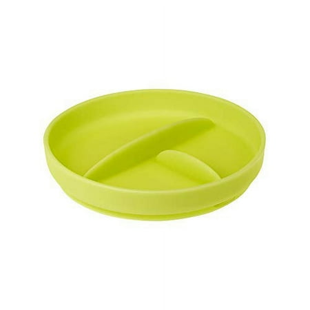UPC: 0850004019597 | Olababy 100% Silicone Divided Suction Plate for Independent Feeding Baby and Toddler (Kiwi)