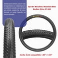 thumbnail image 3 of Llanta para Bicicleta Nyco R29 x2.125 negra, 3 of 4