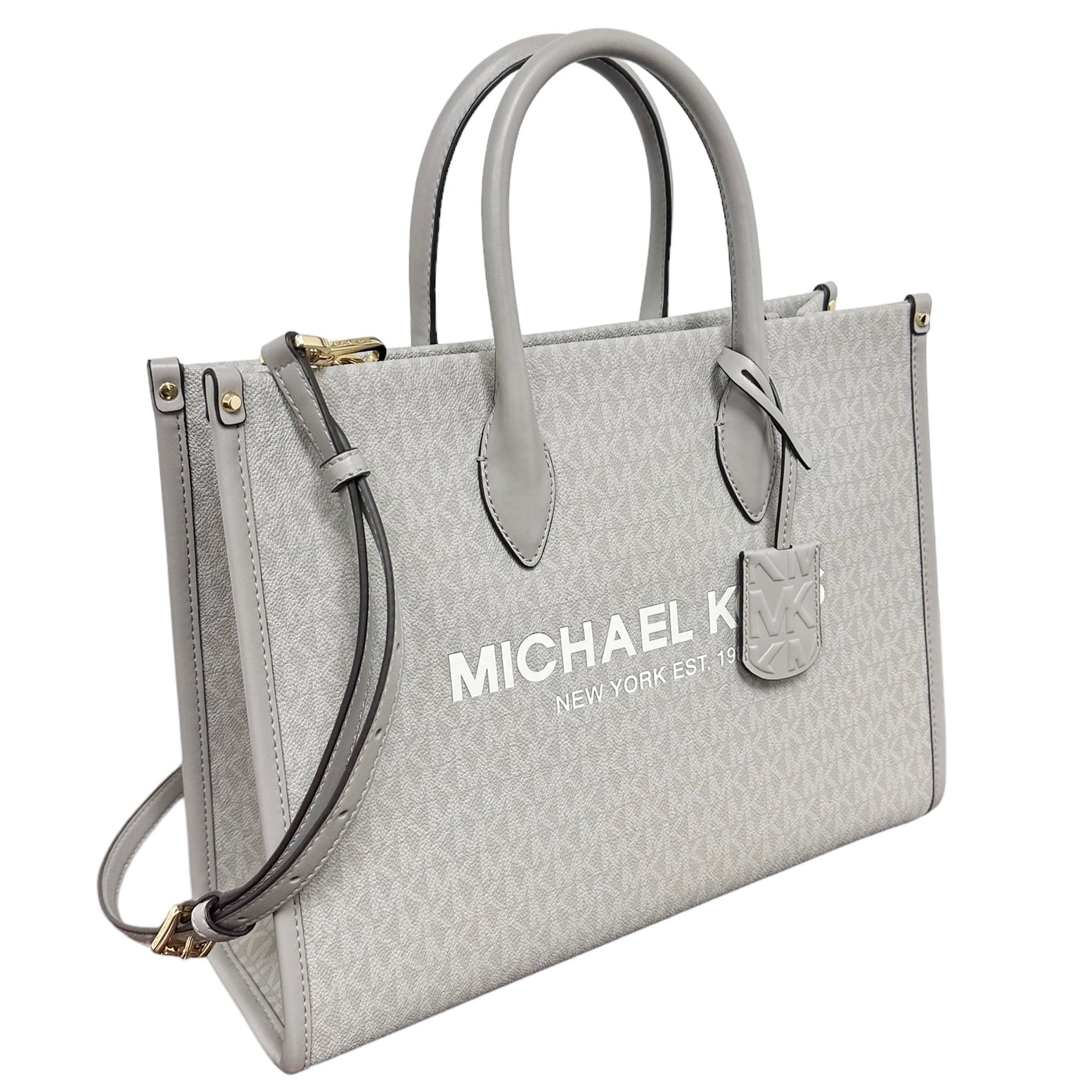 Michael Kors Bags | Michael Kors Medium Mirella 35s2g7zt7l Tote Bag in Black | Color: Black/White | Size: Medium | 1000bags's Closet