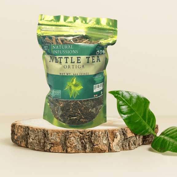 Nettle Herbal Tea-Makes 30  Cups/Resealable Bag For Freshness-Ortiga Herb Infussions (4oz)