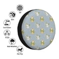 thumbnail image 4 of Sikiie Baby Elephant Giraffe PVC Leather Spare Tire Wheel Cover Spare Tire Cover, for Car Truck SUV Camper Trailer Universal Fit(14-17in)-15 inch, 4 of 6