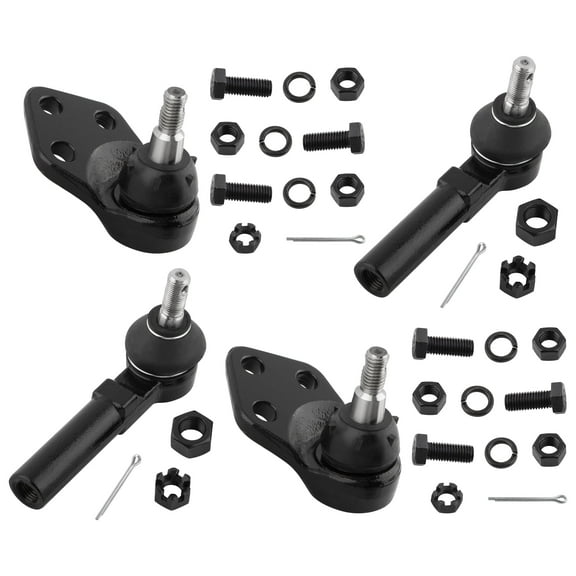 BOXI (2) Front Lower Ball Joints   (2) Front Outer Tie Rod Ends Fit for Buick Electra 1985-1989 | Lesabre 1986-1999 | for Cadillac Deville 1985-1993 | for Pontiac Bonneville 1987-1999 | ES2261 K5295