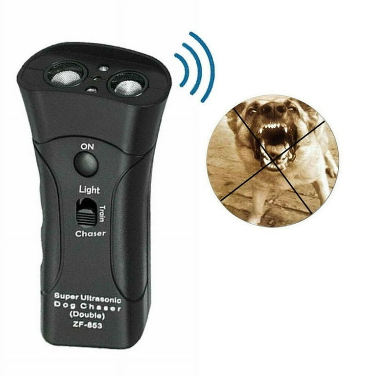 Ultrasonic Anti Dog Barking Trainer LED Light Gentle Chaser