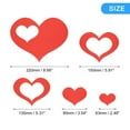 thumbnail image 2 of Espejo acrílico Unique Bargains pegatinas 14uds Auto Adhesivo Removible Corazón rojo, 2 of 6