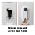 thumbnail image 3 of elago Soporte compatible con placa de pared para timbre Google Nest Hello Video (con cable, 2.ª generación) - Timbres de timbre, combinación perfecta de colores con cuña angular, 3 of 5