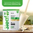 thumbnail image 4 of 3leaf Kids Nutrition Powder – Powdered Milk - Whole Milk Vanilla Protein Powder – Meal Replacement Shake – Everyday Protein Drink – Made in Ireland from Grass and Clover-Fed Cows - 29.6 oz, 4 of 7
