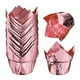 thumbnail image 1 of 50 Pcs Forros de Hornear Tulipán para Cupcakes Muffins Papel Resistente a la Grasa para Bodas Festivales Navidad, Rosa Rosa, 1 of 5