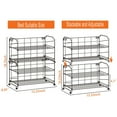 thumbnail image 7 of AULEDIO Adjustable Water Bottle Organizer Storage, 2-Tier Stackable Water Bottle Holder Rack, Brone (2 Pack), 7 of 7