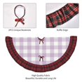 thumbnail image 4 of Sigee Purple Checkboard for Christmas Decoration Tree Skirt Christmas Plaid Tree Skirt,Christmas home decor Holiday Tree Skirt Fits TChristmas Tree-30", 4 of 6