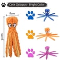 thumbnail image 2 of Juguete interactivo para perros chirriantes, sin relleno, con forma de pulpo y papel arrugado para perros medianos y grandes., 2 of 5