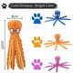 thumbnail image 2 of Juguete interactivo para perros chirriantes, sin relleno, con forma de pulpo y papel arrugado para perros medianos y grandes., 2 of 5
