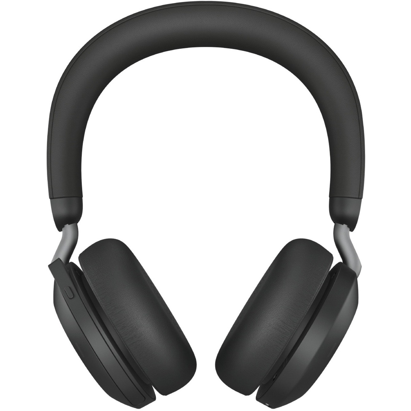 Jabra Evolve2 75 Wireless On-ear Stereo Headset, USB-A, For MS Teams, With Charging Stand, Black, Binaural, Ear-cup, 3000 cm, Bluetooth, 20 Hz to 20 kHz, MEMS Technology Microphone, Noise Cancelling - image 3 of 19