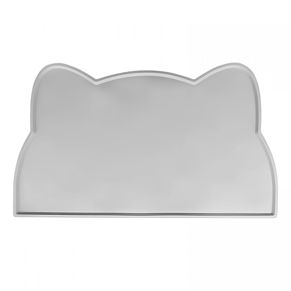 ACDANC Non Spill Non Slip Waterproof Pet Feeding Mat, Cat Shape Placemats for Cat Dog Water Bowl, Dogs Cats Food Mats for Messy Drinkers to Prevent Spill and Protect Floors,Cat Mat for Food