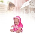 thumbnail image 4 of Reborn Baby Doll, Baby Doll Cuerpo Suave Para Niños Para Niños Fyydes vestido rojo rosa, 4 of 8