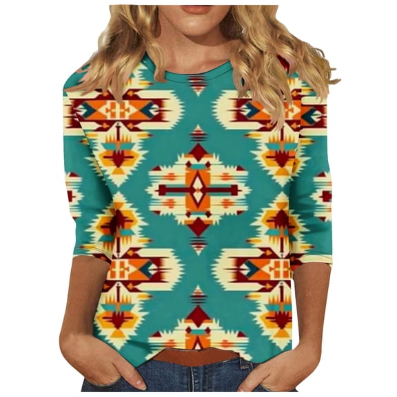 Women Blouse 3/4 Sleeve Petite, Shirts for Women Trendy Summer 2026 Hide Belly Tunic 2026 Summer Dressy Summer Tops for Women 2026 Spring Tops For Women