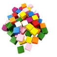 thumbnail image 2 of 3-18pack 50 Piezas Bloques de Madera de Colores Adornos para Manualidades 15mm 15 piezas Sunnimix Embellecimiento de madera, 2 of 8