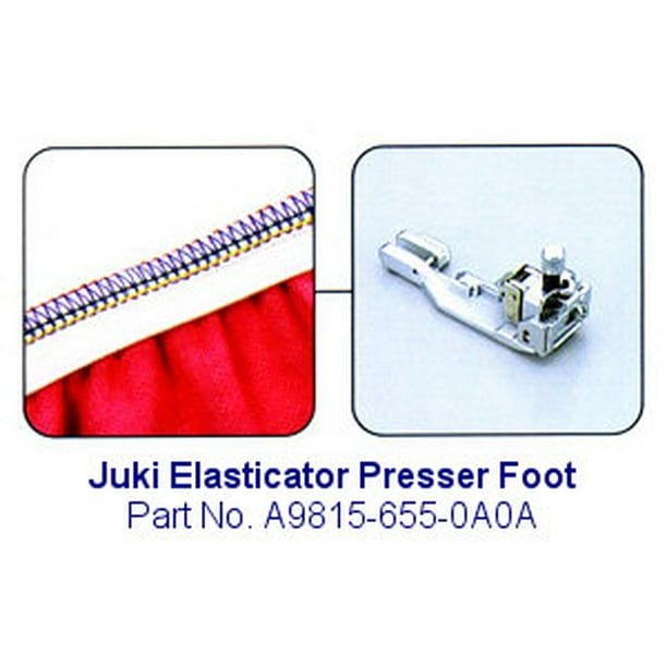 Juki Elasticator Serger Foot Fits MO600, MO700, MO104D and MO114D Series Sergers Walmart