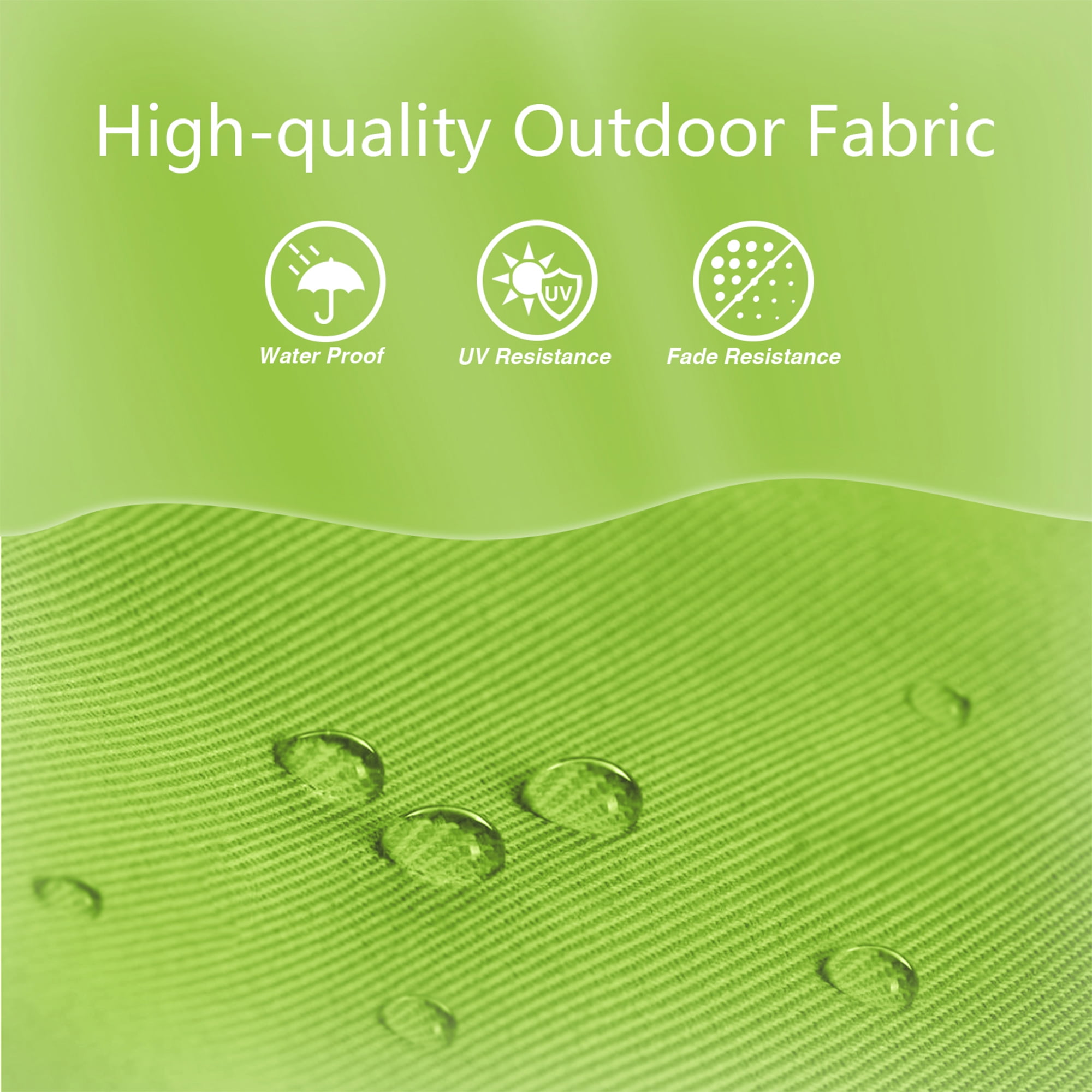Abble Outdoor 10ft Patio Umbrella with Crank and Tilt - Lime Green