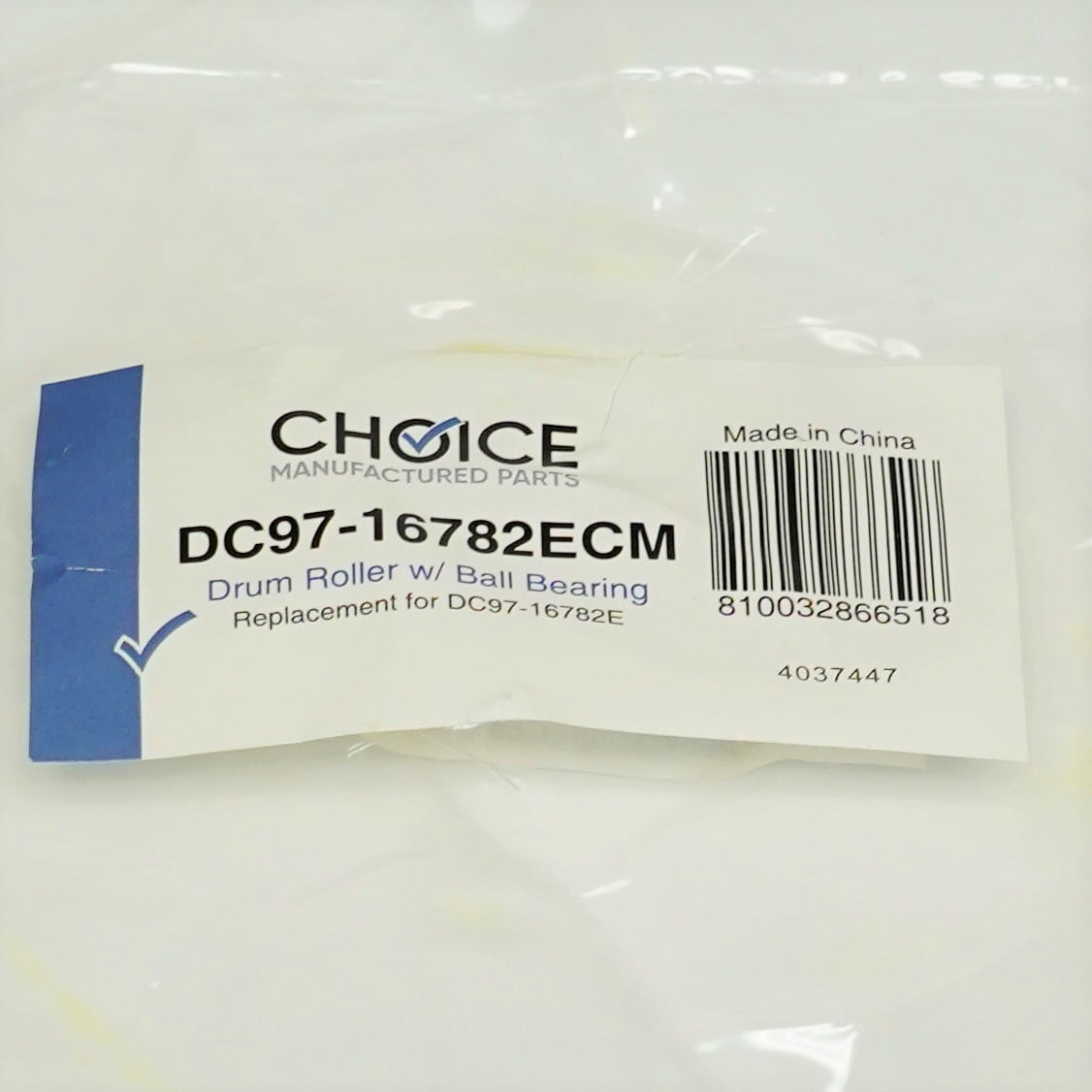 Choice Parts DC97-16782E for Samsung Dryer Drum Roller with Ball Bearing
