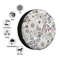 thumbnail image 4 of Kdxio Spare Tire Cover for RV Trailer, Waterproof Wheel Cover,Camper Spare Tire Cover Fit for Rv SUV Truck Travel Trailer 16 inch-Vintage Butterflies, 4 of 8