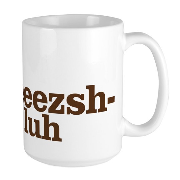 CafePress - Say Vizsla Mugs - 15 oz Ceramic Large Mug