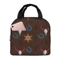 thumbnail image 1 of Western Cowboy Traditional Wild Reusable Cute Lunch Bags for Picnic School Work Office-UUMC196, 1 of 5