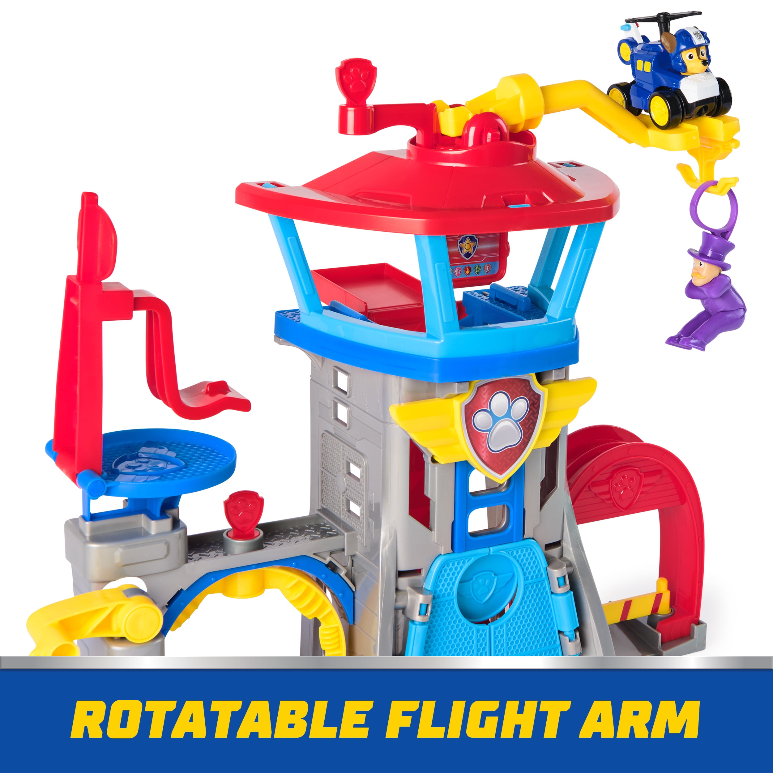 PAW Patrol: Air Rescue, Pup Squad Airport Playset with Chase Vehicle for Kids Ages 3+, Adventure Bay Airport