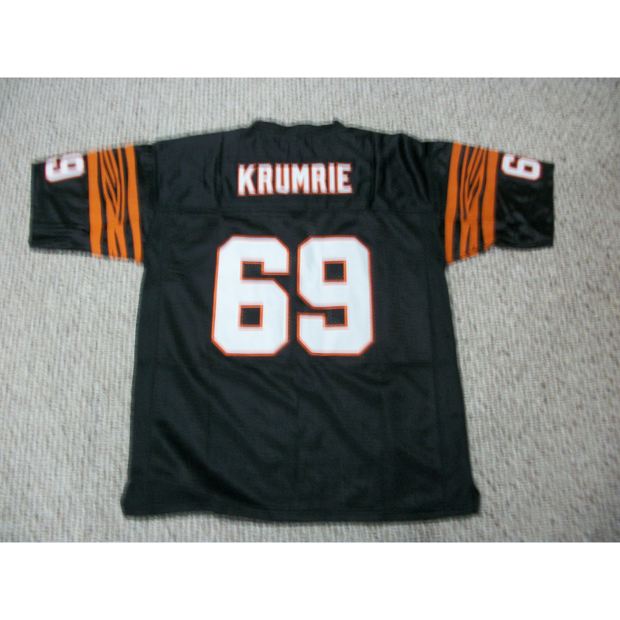 Unsigned Tim Krumrie Jersey #69 Cincinnati Custom Stitched Black